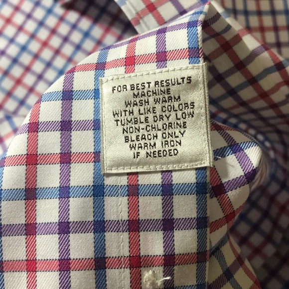 Peter Millar XL Checkered short sleeve shirt EUC - Picture 6 of 6